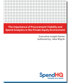 Spend Visibility for Private Equity Firms