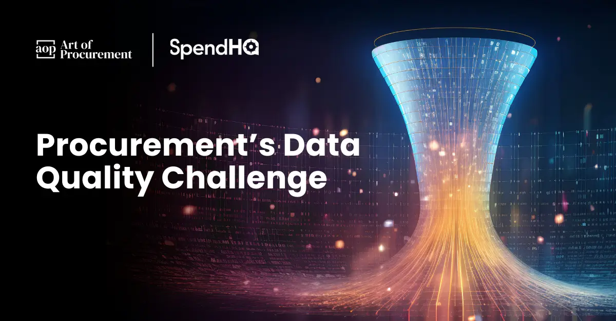 Procurement's Data Quality Challenge