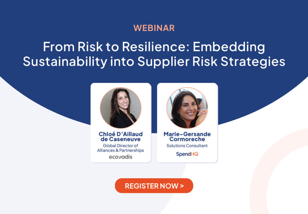 Webinar: From Risk to Resilience: Embedding Sustainability into Supplier Risk Strategies