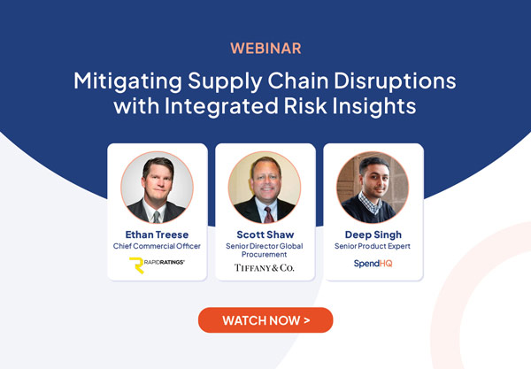 Webinar: Mitigating Supply Chain Disruptions with Integrated Risk Insights