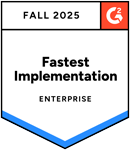 G2 - fall 2025 - Fastest Implementable Enterprise