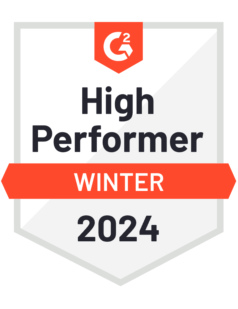 SpendHQ G2 High Performer Winter 2024 for Spend Analytics