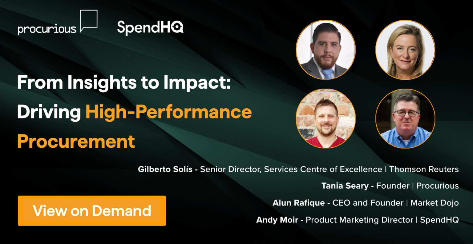 Webinar Recap: Practical Ways to Deliver High Performance Procurement